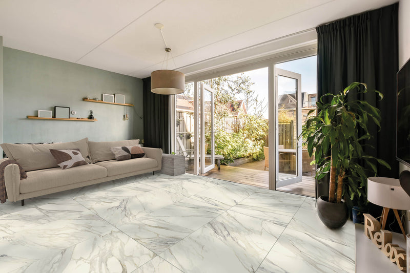 24"x48" Alba Rectified Polished Porcelain Tile