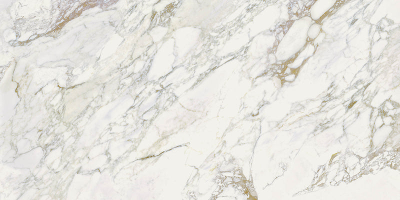64"x 128" Arabescato Gilda Bookmatch Porcelain Slabs