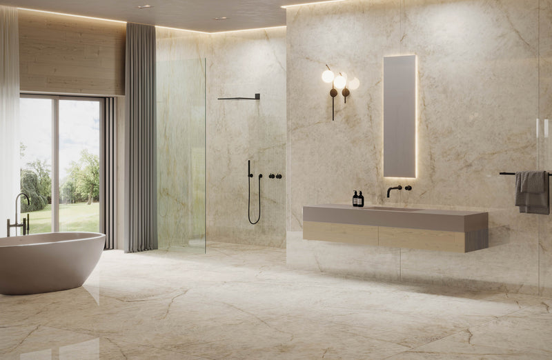 64"x 128" Crystal Luxor Porcelain Slab