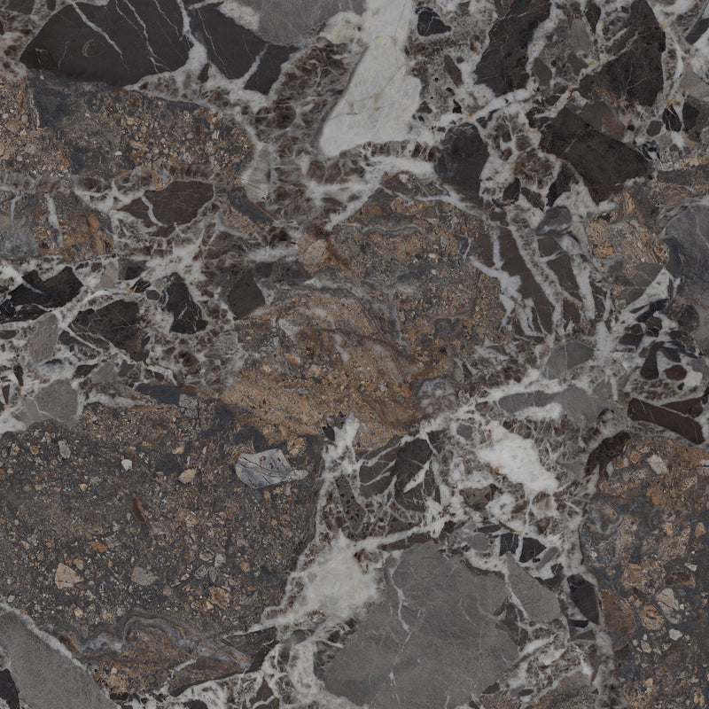 64"x 128" Grainstone Brown Porcelain Slab