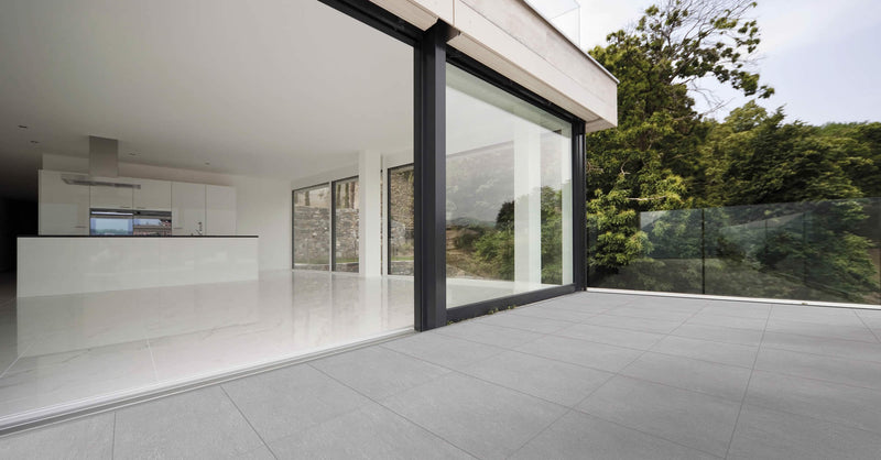 24"x36" Leonardo Grey Rectified Matte 20MM Outdoor Porcelain Paver