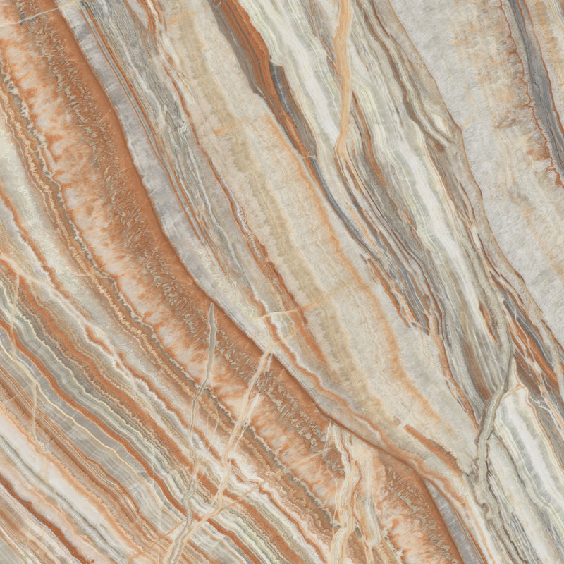 64"x 128" Onice Rainbow Porcelain Slab