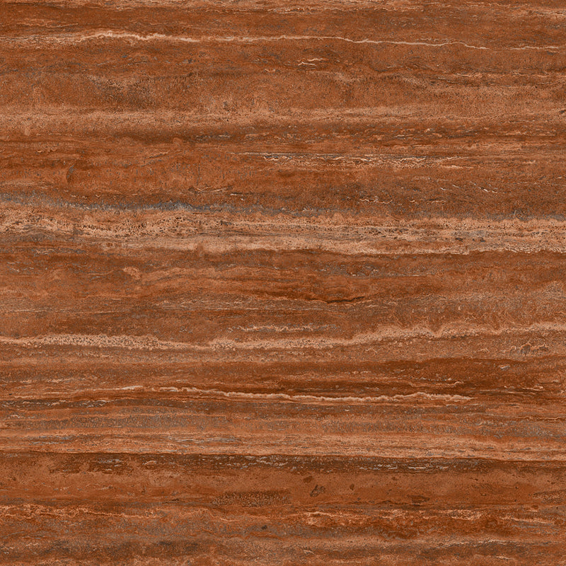 64"x 128" Travertine Ruby Porcelain Slab