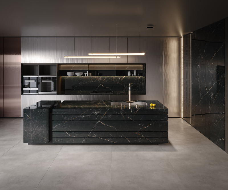 64"x 128" Anatolian Black Porcelain Slab