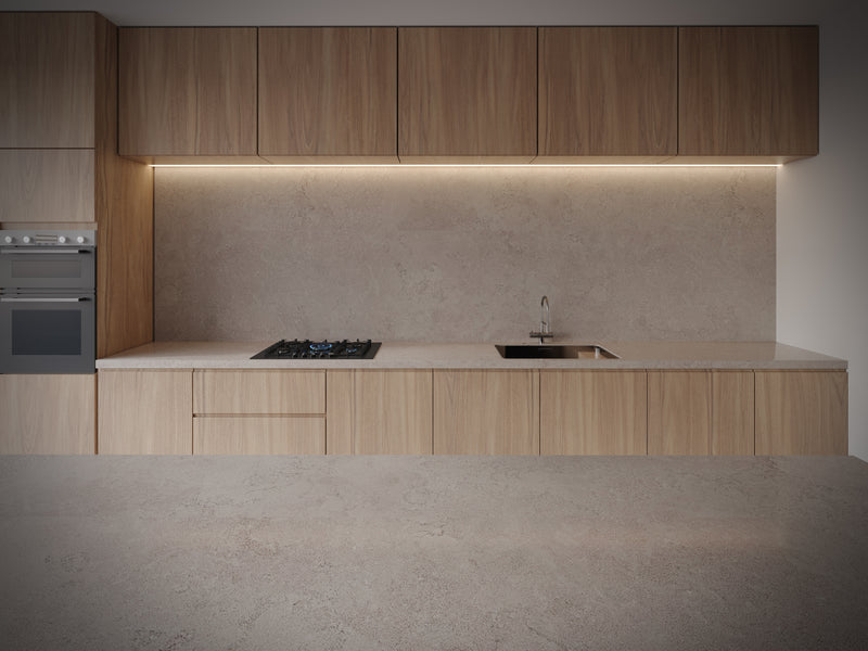 64"x 128" Portland Beige Porcelain Slabs