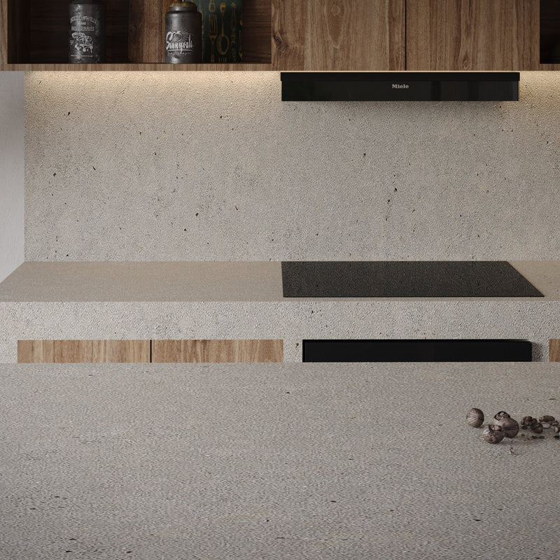 64"x 128" Sahara Grey Porcelain Slab
