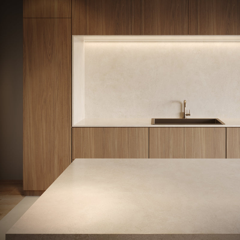 64"x 128" Vista Bone Porcelain Slab