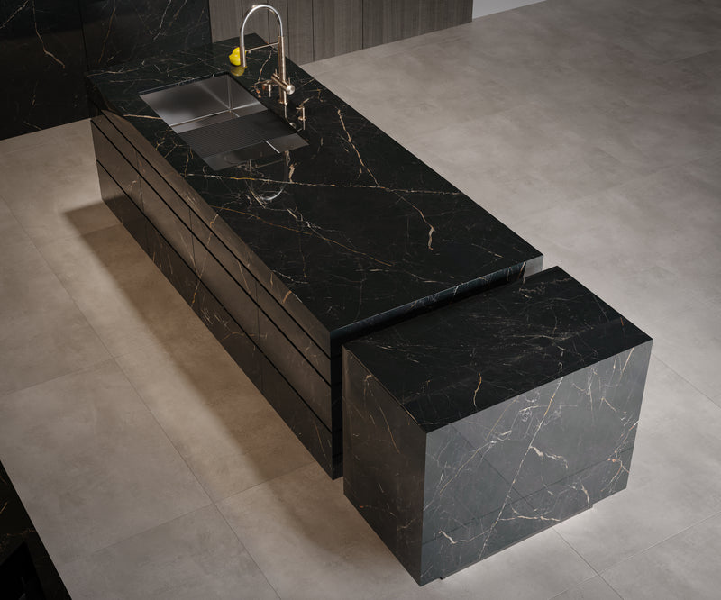 64"x 128" Anatolian Black Porcelain Slab