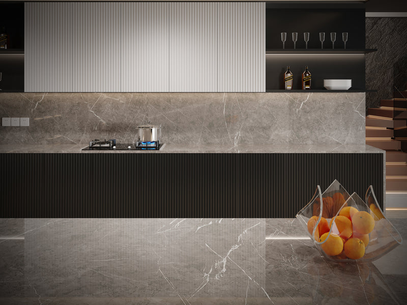 64"x 128" Pietra Grey Porcelain Slab