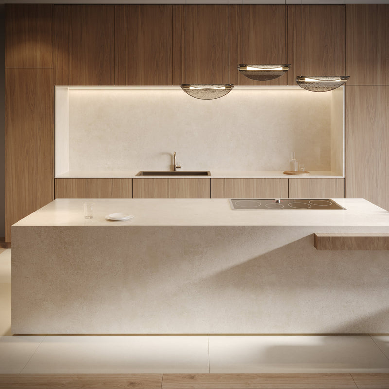 64"x 128" Vista Bone Porcelain Slab