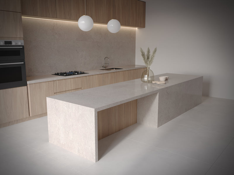 64"x 128" Portland Beige Porcelain Slabs