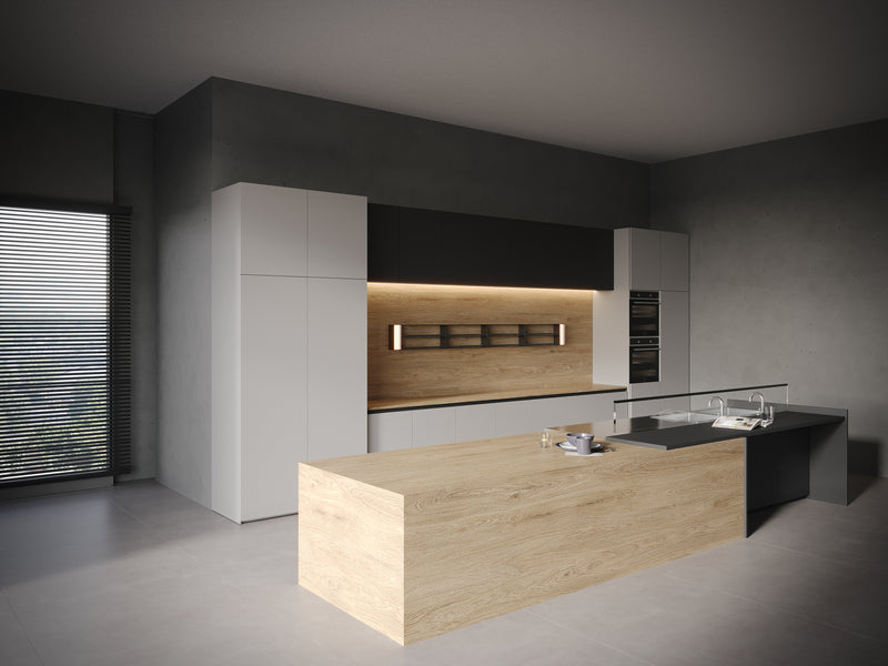 64"x 128" Crosswood Oak Porcelain Slab