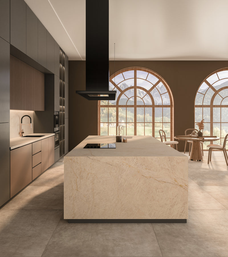 64"x 128" Crystal Luxor Porcelain Slab