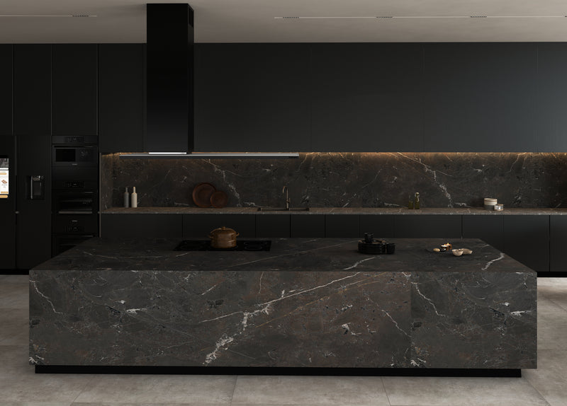 64"x 128" Egean Brown Porcelain Slab