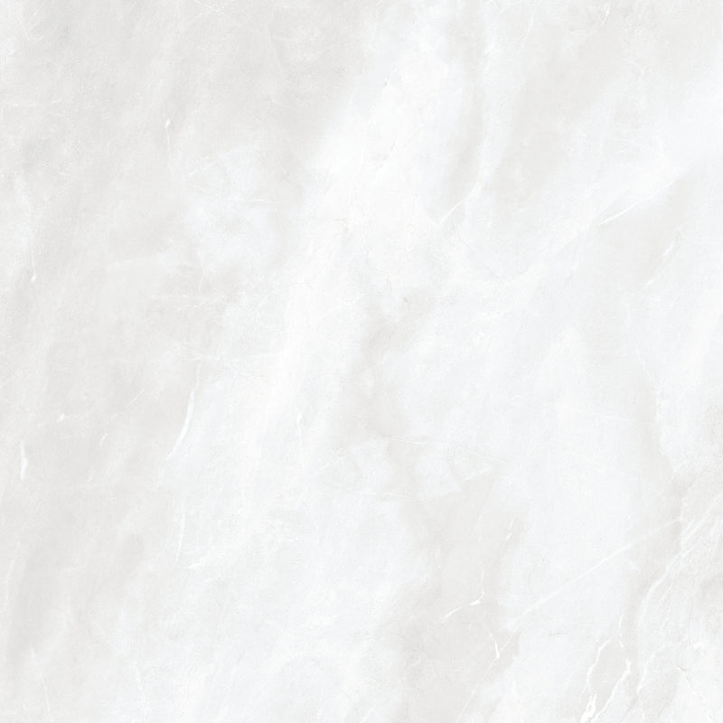 48"x48" Messina White Rectified Polished Porcelain Tile