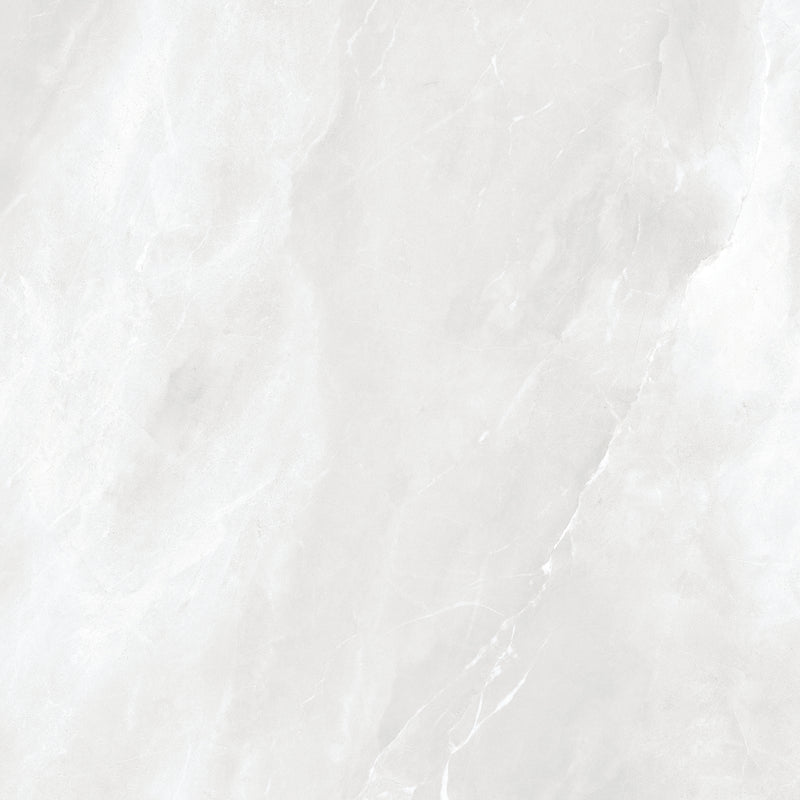 48"x48" Messina White Rectified Polished Porcelain Tile